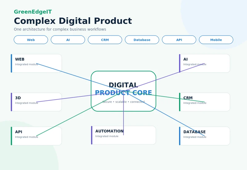 Complex digital product visual